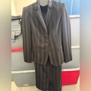 Classic Black Pinstripe Suit p24